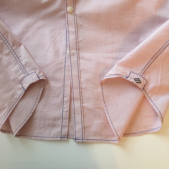 Joseph Abboud men's LS red/white check sz XL - Picture 5 of 7